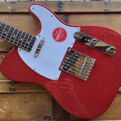 (17724) Squier Limited Edition Telecaster Red Sparkle for sale