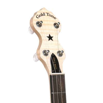 Gold Tone CC-Carlin12/L: Lefty Cripple Creek Bob Carlin Banjo with Gig Bag image 6