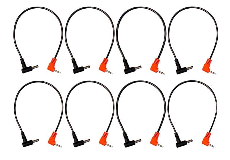 (8) Pack of Short Pedal Power Cables for SKB PS6 PS15 Stomp Reverb