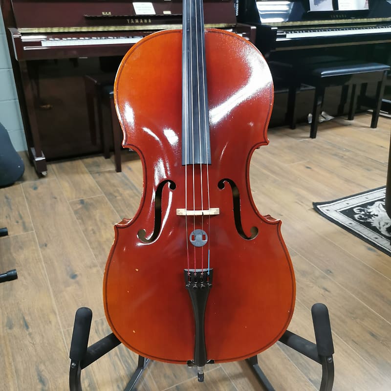 Glaesel CE44 4/4 Cello with Case and Bow - Natural | Reverb Canada