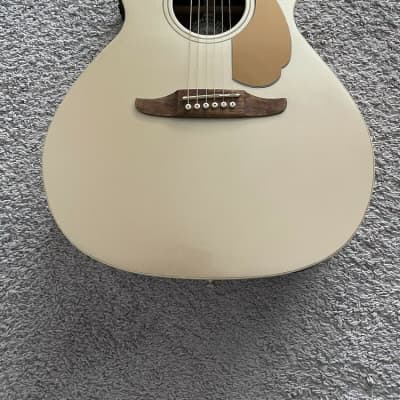 Fender Newporter Player California Series CHP Champagne Acoustic Electric Guitar image 2