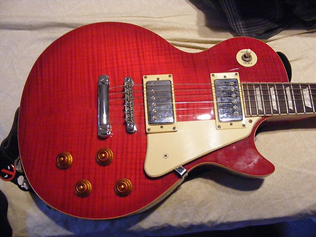 Epiphone les paul standard sales flame top