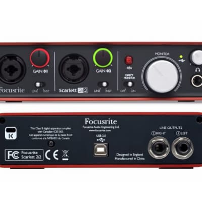 Focusrite Scarlett 2i2 Gen3 Audio USB / Interface in box  //ARMENS// image 2