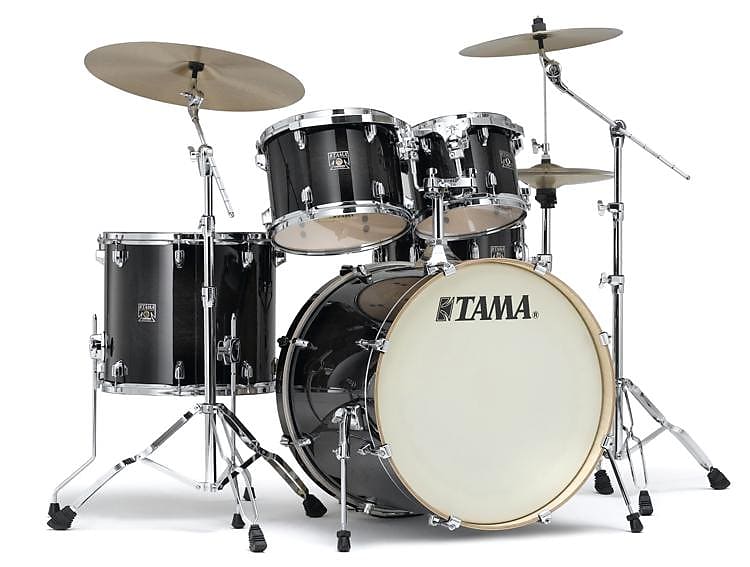 Tama Superstar Classic CL52KS 5-piece Shell Pack with Snare Drum - Transparent Black Burst Lacquer image 1