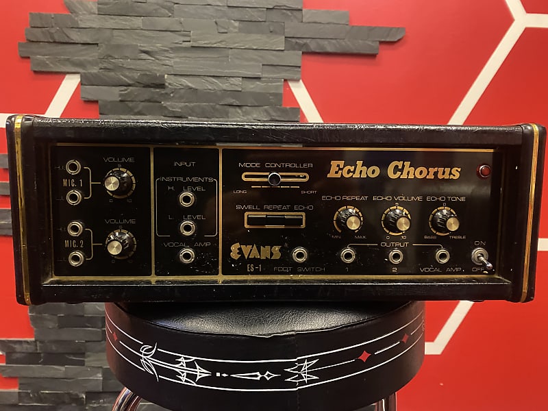 VINTAGE 1969 JAPAN Evans ES-1 Echo Chorus Black 1969 | Reverb