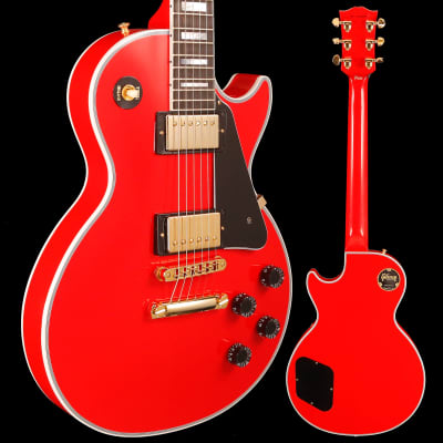 Gibson Les Paul Custom, All Ferrari Red w Gold Hardware 9lbs 12.3oz image 1
