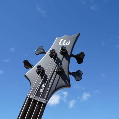 ESP LTD SIGNATURE MLB-4 Black Blast Mike Leon 4-String Electric Bass Guitar (2024) image 7