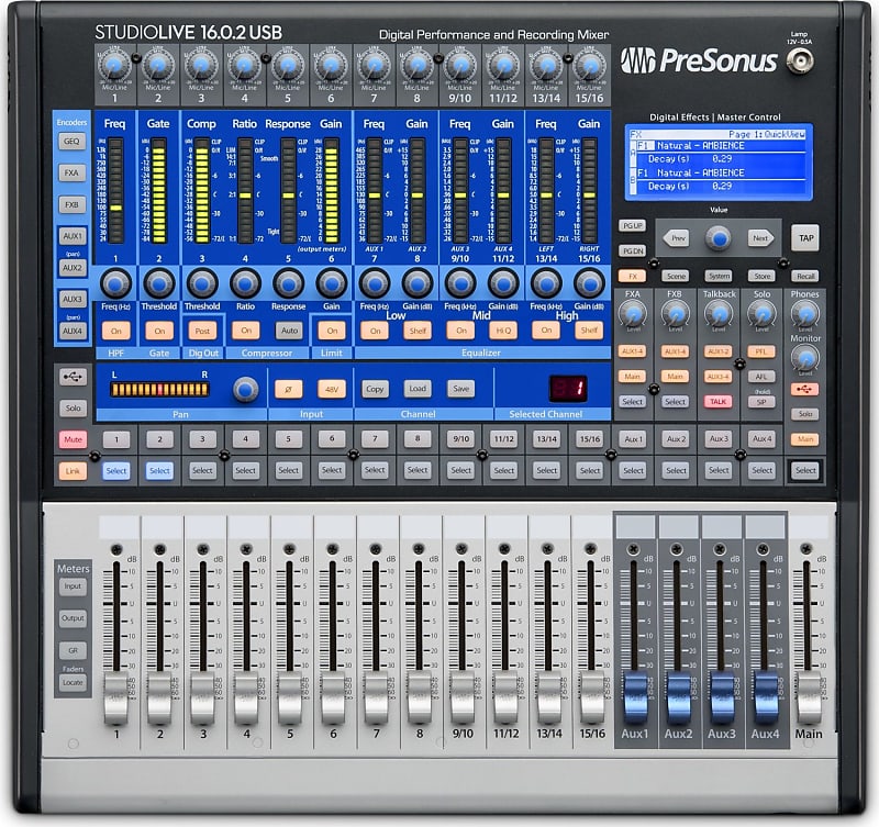 Presonus StudioLive 16.0.2 USB 16-Channel Performance & Recording Digital Mixer image 1
