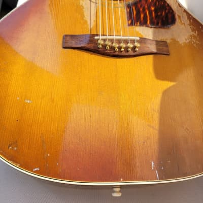 RARE 1957 Guild F-30 Sunburst - Hoboken Built New York Era Vintage Acoustic Guitar image 9