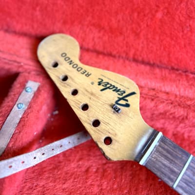 Fender Redondo guitar neck 1966 - Rosewood original vintage USA image 2