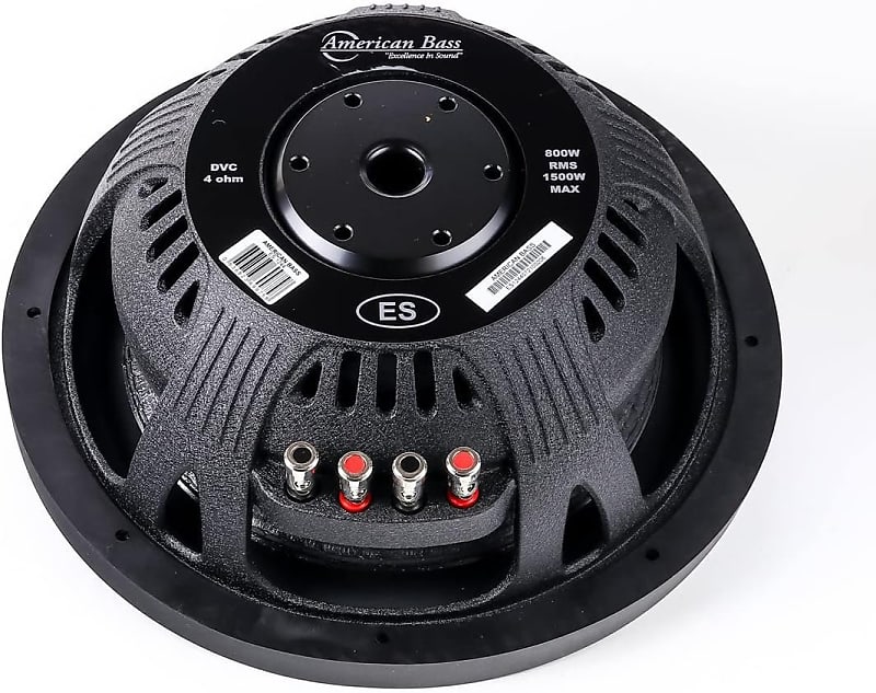 American Bass XD ES 1244 12 Inch Dual 4 Ohm Voice Coil 1500 Watt