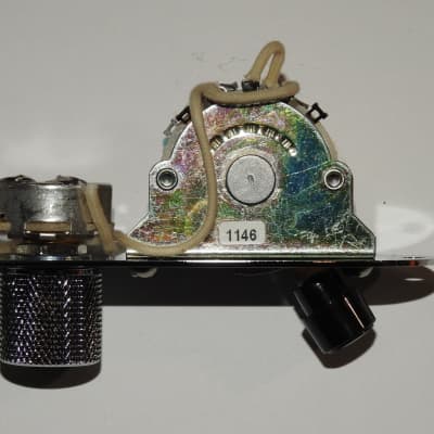 Telecaster Loaded Pre Wired 4 Way Chrome Control Plate With Kluson Chrome Control Plate, Gotoh Chrome Barrel Knobs, Oak Grigsby 4 Way Switch, Mojotone Dijon .047uF Tone Cap, CTS Pot, Switchcraft Jack, and Gavitt Cloth Wire! image 15