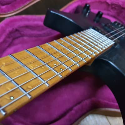 2016 Strandberg Boden OS6 Chambered Swamp Ash Fanned Fret Headless Guitar image 7