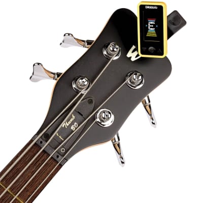 D'Addario PW-CT-17YL Eclipse Clip-on Chromatic Tuner for Guitar and Bass, Yellow image 6