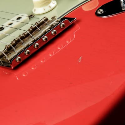 Fender Custom Shop Limited '62/'63 Stratocaster Journeyman Relic - Aged Fiesta Red image 19