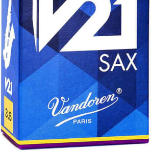 Vandoren SR8135 V21 Series Alto Saxophone Reeds - Strength 3.5 (Box of 10)