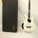 1980's Kramer Ferrington Acoustic Electric Bass, White w/ Case