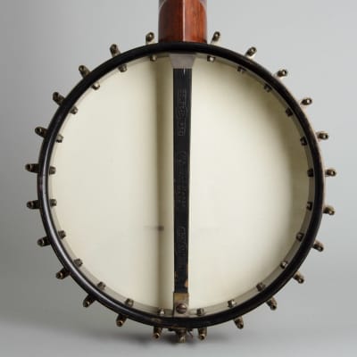 W. A. Cole  Eclipse #2500 5 String Banjo (1910), ser. #4081, black tolex hard shell case. image 4