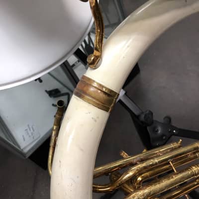 King 1975-1980 Fiberglass BBb Sousaphone Marching Tuba | Reverb