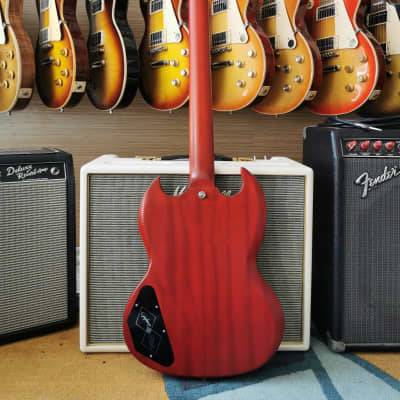 Epiphone 1961 Les Paul SG Standard 2023 - Aged Sixties Cherry image 12