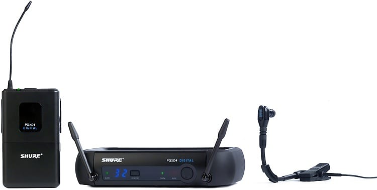 Shure PGXD14/B98H Digital Wireless Instrument Microphone System image 1