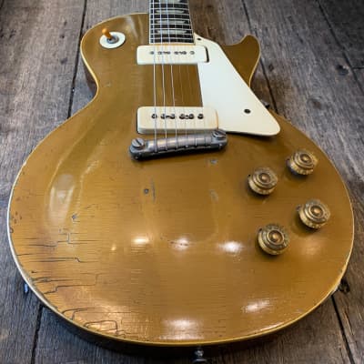 1954 Gibson Les Paul Gold Top with the original hard shell case image 5