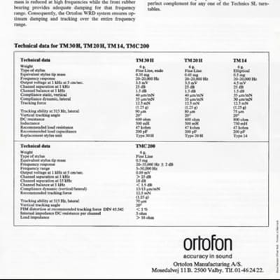 Ortofon TM14 Phono Cartridge T4P P-Mount Original Stylus Turntable Phonograph Record Vinyl Gramophon image 8