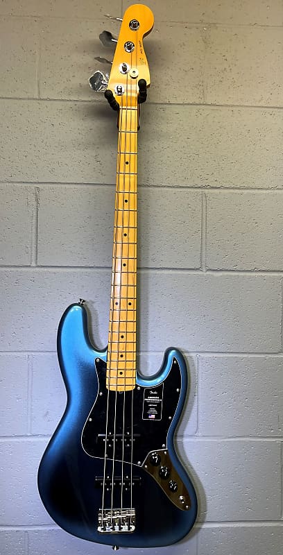 Fender American Pro II Jazz Bass Maple Neck Dark Night image 1