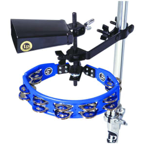 Latin Percussion LP160NY-K Tambourine and Cowbell Pack w/ Mounting Kit