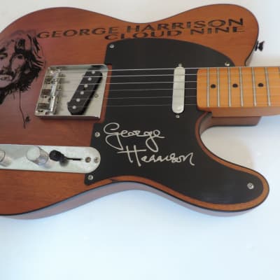 Fender Telecaster  George Harrison  Cloud Nine One of a Kind Hand Engraved DDCC Custom Guitar image 6