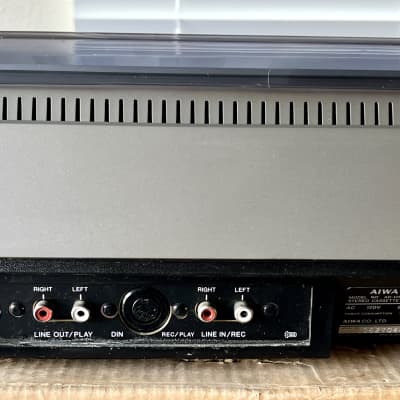 AIWA AD-1250 Solid State Stereo Cassette Deck w/ Dust Cover, Manual, Original Box, RCA Cables image 6
