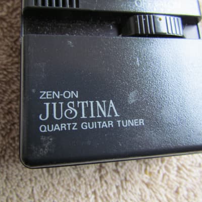 Zen-On  Justina Quartz Guitar Tuner Made In Japan Guitar Tuner Zen-On Justina 1980's? Tuner Works image 2