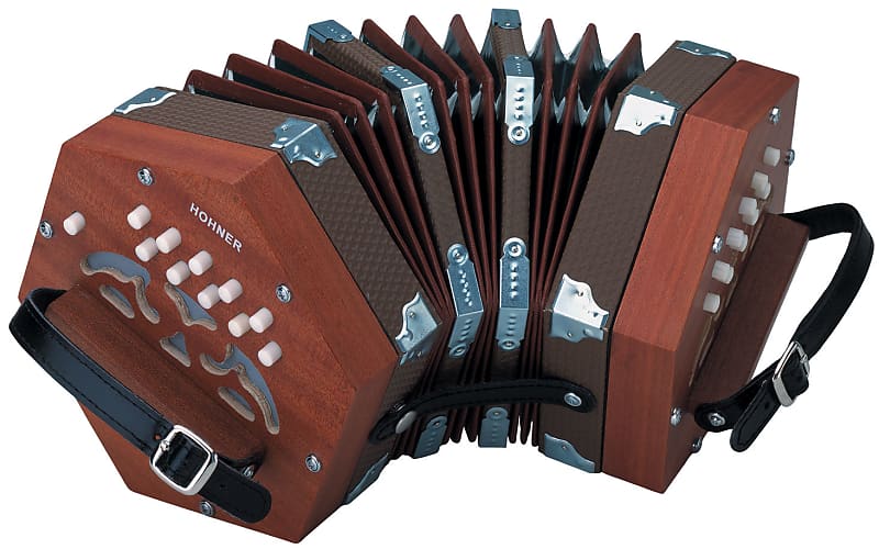 Hohner D40 Concertina Accordion G/C Keys | Reverb