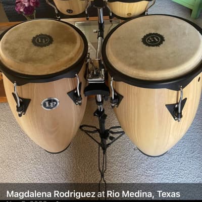 LP Giovanni Hidalgo Compact Conga Bongo Set w/ Stand | Reverb