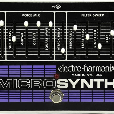 Electro Harmonix Microsynth Analog Effects Pedal image 1
