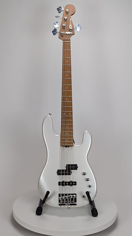 Charvel Pro-Mod San Dimas Bass PJ V 2025 - Platinum Pearl image 1