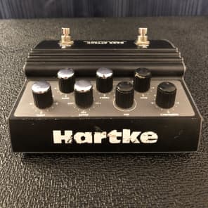 Hartke Bass Attack Pre Amp Tone Shaper DI Pedal Black/Silver image 4