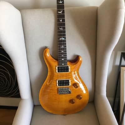 1994 PRS CE-24 with BIRDS! Paul Reed Smith CE24 Vintage Yellow Pre-Factory image 2