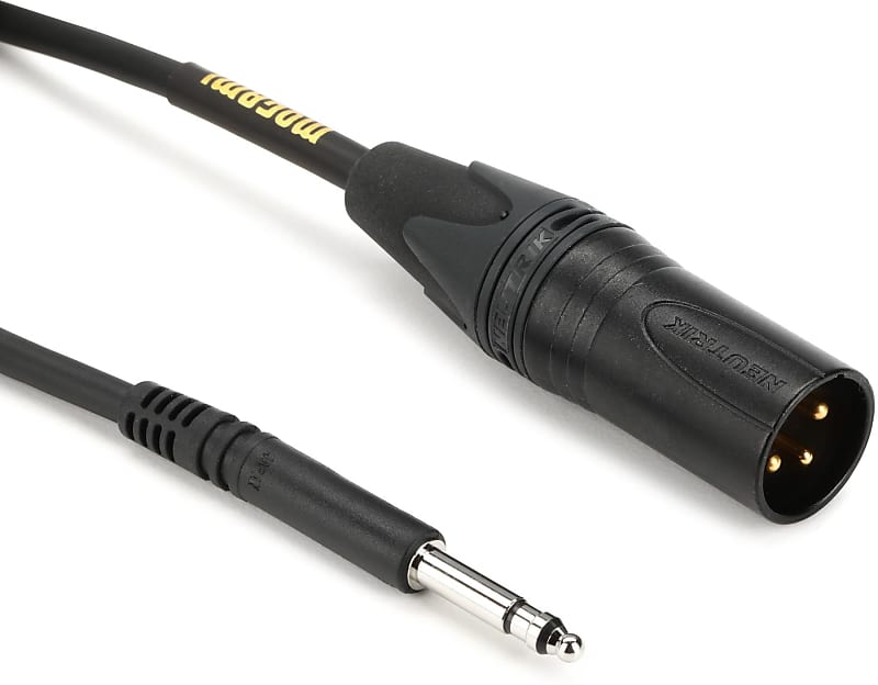 Mogami TTXLRM01 TT to XLR Male Patch Cable - 1-foot image 1