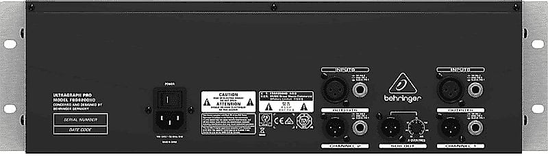 Behringer FBQ6200 HD Hi-Definition Ultragraph Pro 31-Band