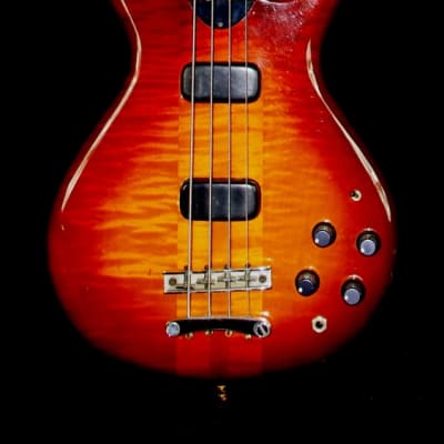 Veillette Citron VC-II 1980 Burnished Orange Burst. EXTREMELY RARE. HIGH QUALITY BASS. HANDMADE. for sale