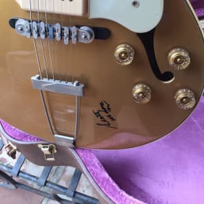 GIBSON ES-295 Limited Edition Scotty Moore BILLION GOLD image 8