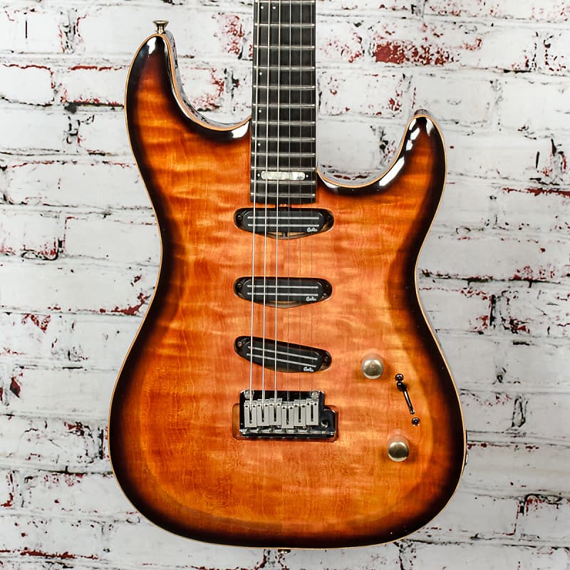 Godin - Artisan ST - Solid Body HHH Electric Guitar, Cognac Burst - w/OHSC - x5134 - USED image 1