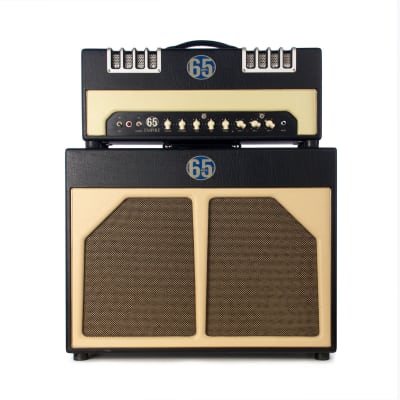 65 Amps Empire Half Stack - 22 watt Boutique Tube Guitar Amplifier Head and 2x12 Speaker Cabinet - USED image 3