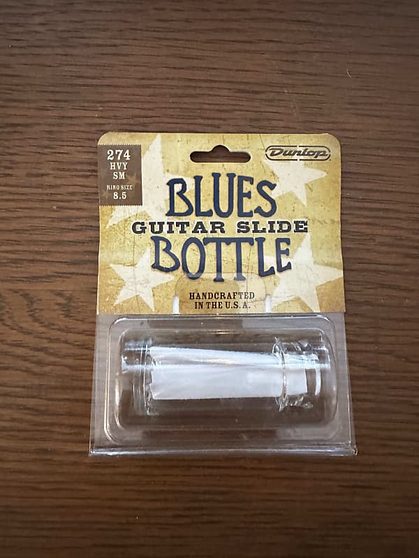Dunlop 274 Blues Bottle Guitar Slide Heavy Sm Glass Reverb