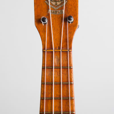 Kumalae Style 2 Soprano Ukulele, c. 1920, black gig bag case. image 5