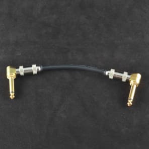 6" Patch Cable with Mogami 2524, G&H gold plated plugs & adhesive-lined heatshrink.  Great warranty image 2
