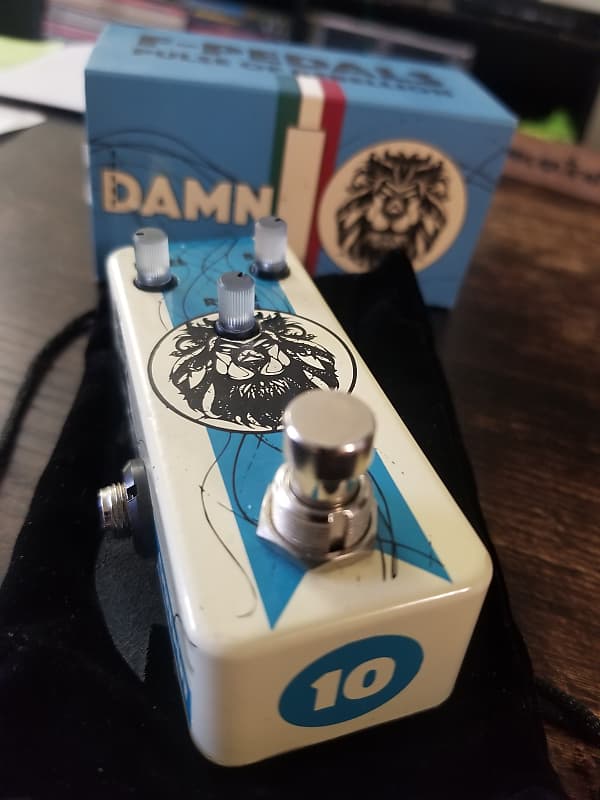 F-Pedals Damn10 Italian Distortion Pedal 2010s - Blue