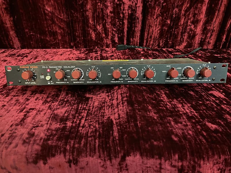 Furman Sound Vintage PQ-3 Parametric EQ & Preamp • Dimebag Furman Sound Vintage PQ-3 Parametric EQ & Preamp • Dimebag