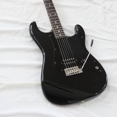 1985 Squier By Fender Japan ST-331 Stratocaster Boxer Series Single  Humbucker Delonge Style - Black | Reverb